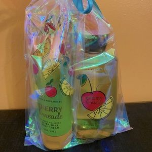 Bath and Body Works Cherry Limeade Shower Gel and Body Cream Set